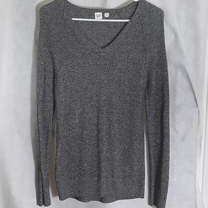 Gap v neck grey sweater NWOT
